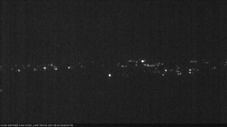 Lake Travis webcam, August 24, 2021 9:45 PM CT