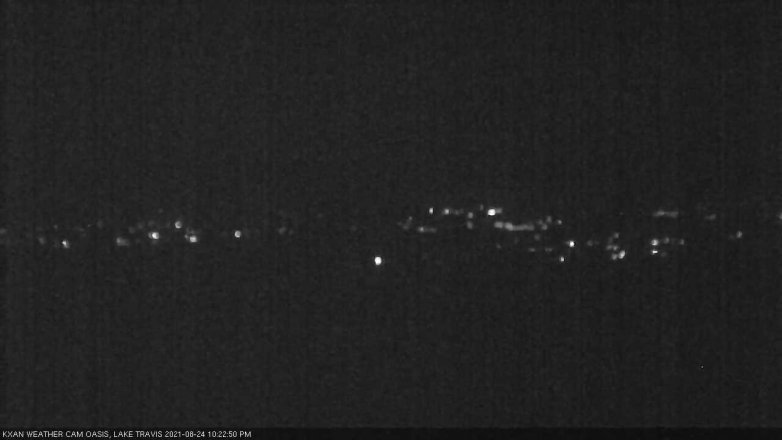 Lake Travis webcam, August 24, 2021 10:25 PM CT