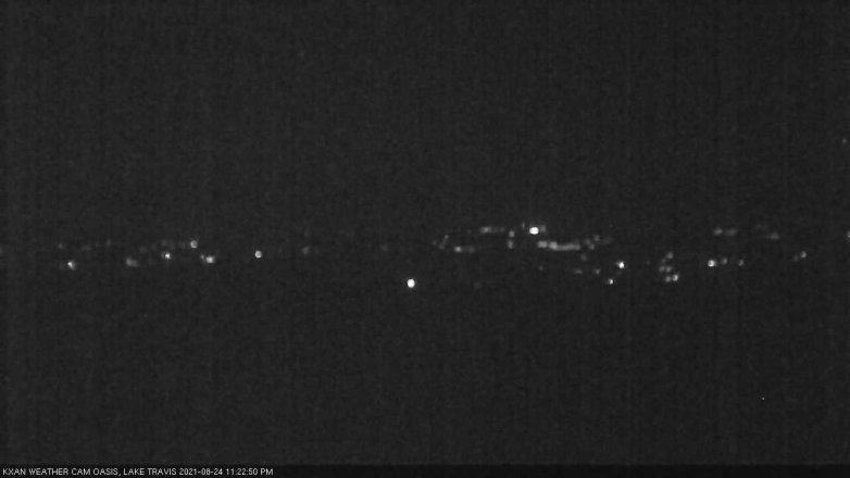 Lake Travis webcam, August 24, 2021 11:25 PM CT