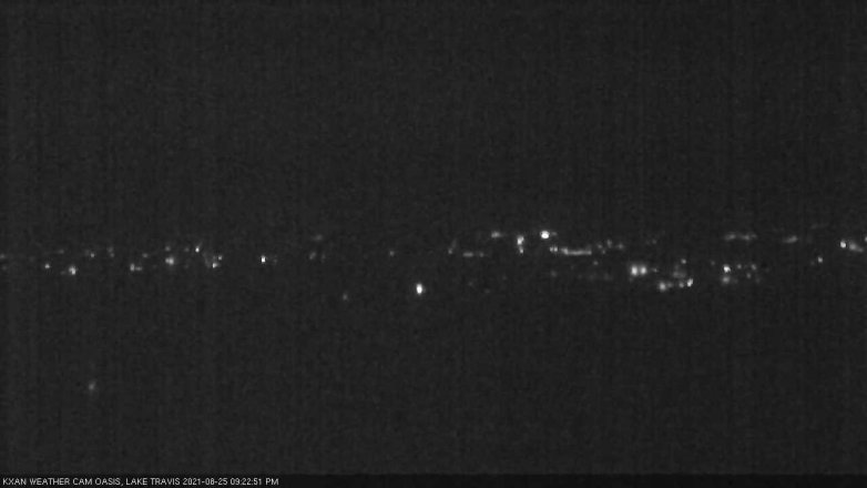 Lake Travis webcam, August 25, 2021 9:25 PM CT