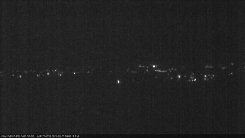 Lake Travis webcam, August 25, 2021 10:00 PM CT