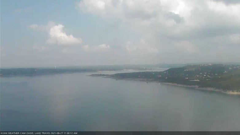 Lake Travis webcam, August 27, 2021 11:00 AM CT