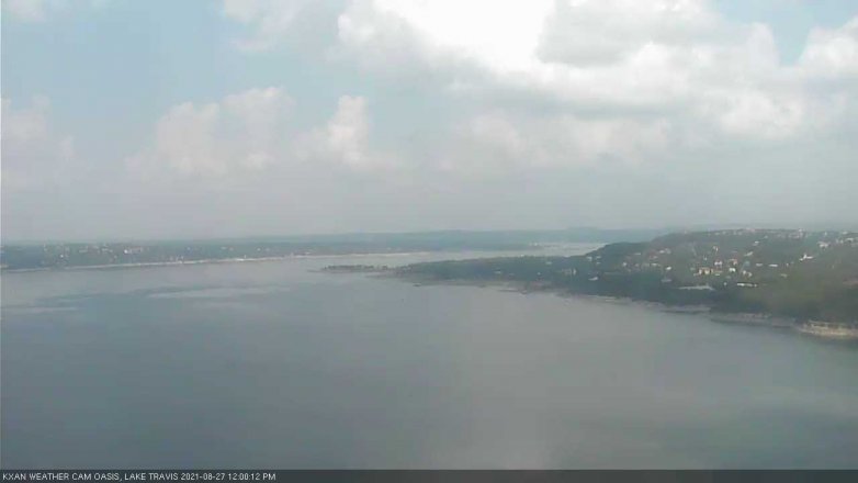 Lake Travis webcam, August 27, 2021 12:00 PM CT