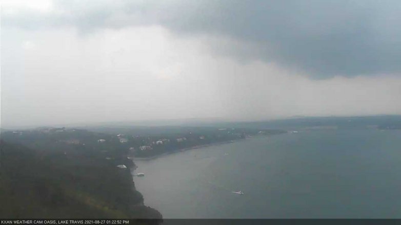 Lake Travis webcam, August 27, 2021 1:25 PM CT