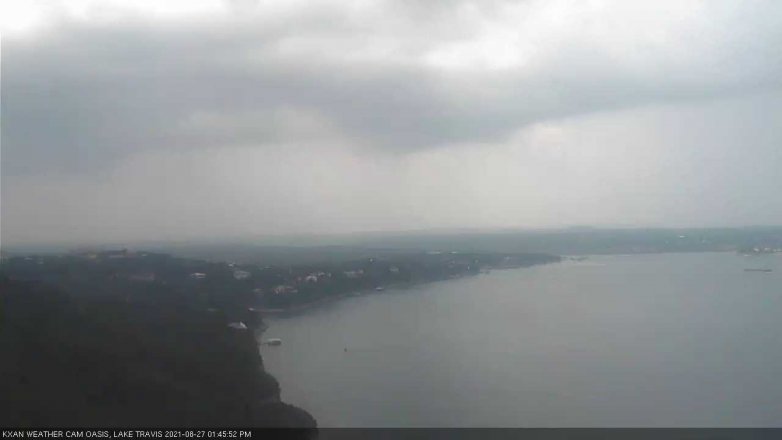 Lake Travis webcam, August 27, 2021 1:45 PM CT