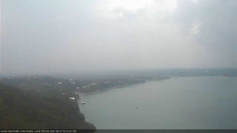 Lake Travis webcam, August 27, 2021 2:25 PM CT