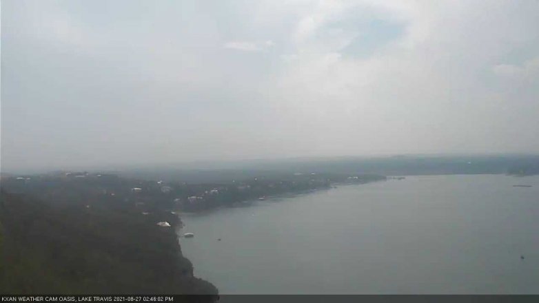 Lake Travis webcam, August 27, 2021 2:45 PM CT