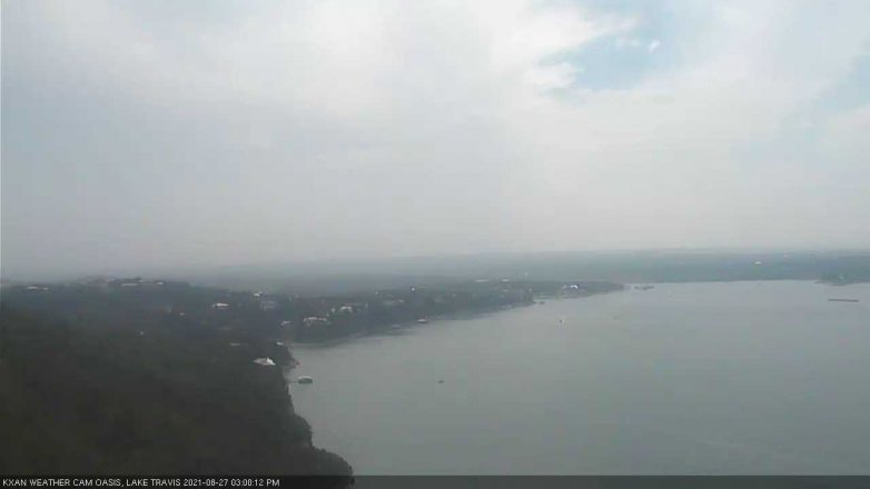 Lake Travis webcam, August 27, 2021 3:00 PM CT
