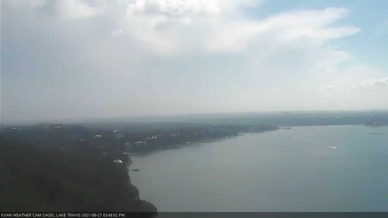 Lake Travis webcam, August 27, 2021 3:45 PM CT