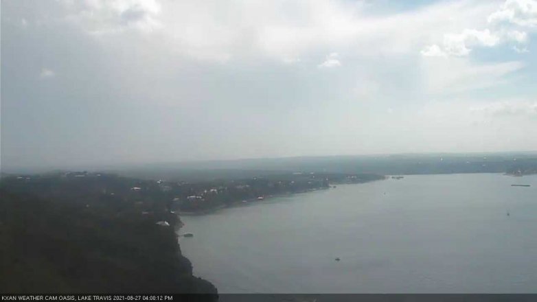 Lake Travis webcam, August 27, 2021 4:00 PM CT