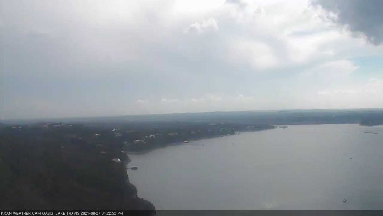 Lake Travis webcam, August 27, 2021 4:25 PM CT