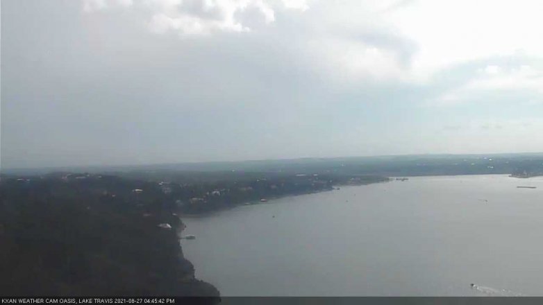 Lake Travis webcam, August 27, 2021 4:45 PM CT