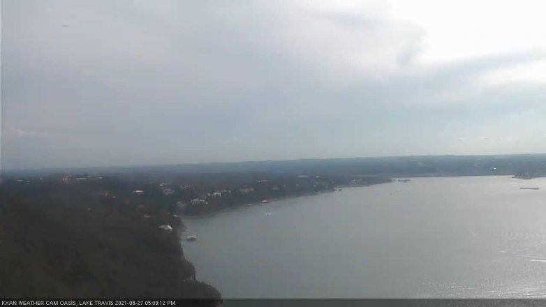 Lake Travis webcam, August 27, 2021 5:00 PM CT