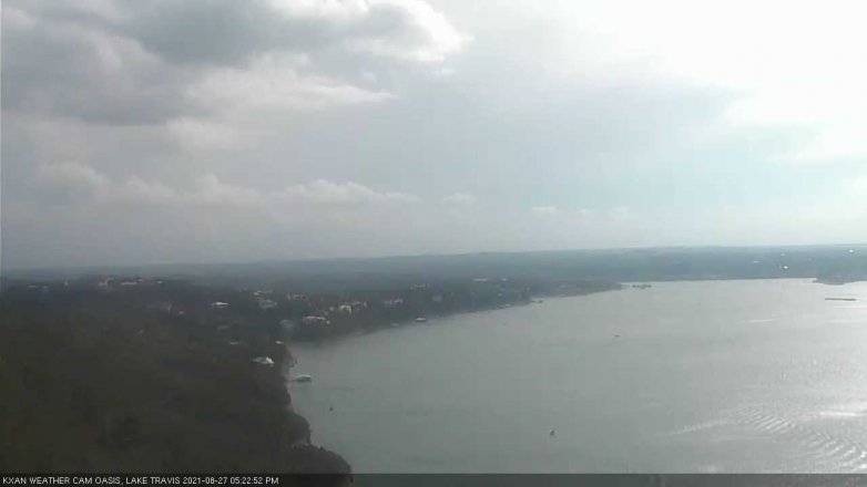 Lake Travis webcam, August 27, 2021 5:25 PM CT
