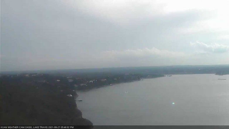 Lake Travis webcam, August 27, 2021 5:45 PM CT