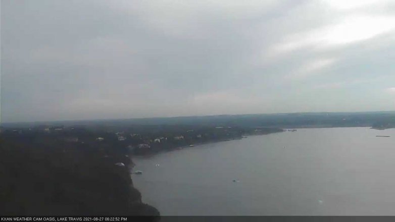 Lake Travis webcam, August 27, 2021 6:25 PM CT