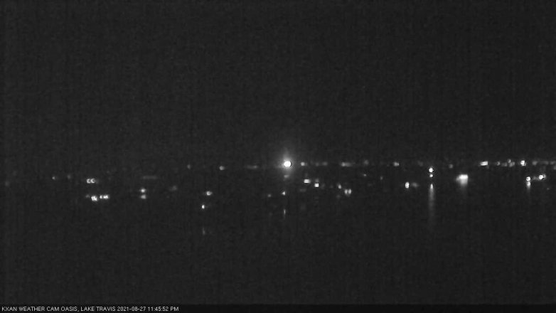 Lake Travis webcam, August 27, 2021 11:45 PM CT