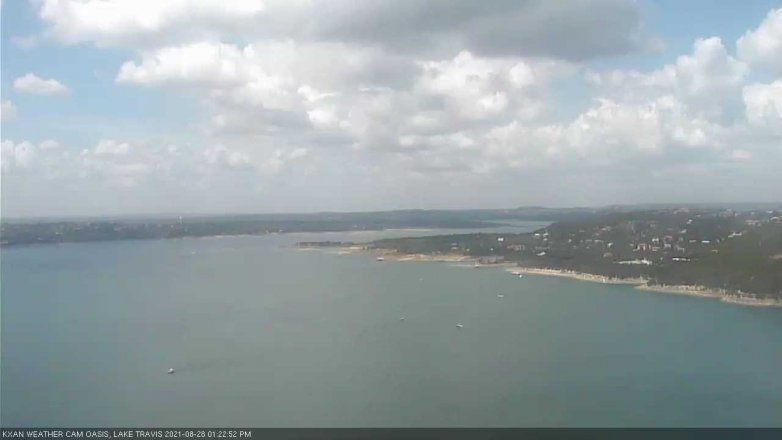 Lake Travis webcam, August 28, 2021 1:25 PM CT