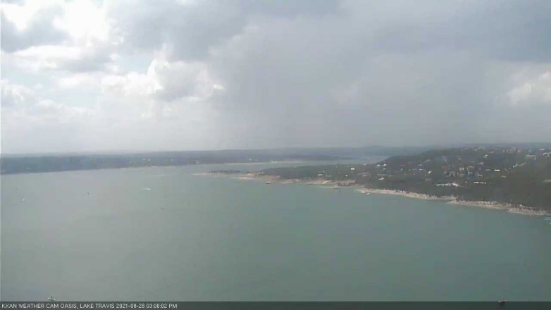 Lake Travis webcam, August 28, 2021 3:00 PM CT