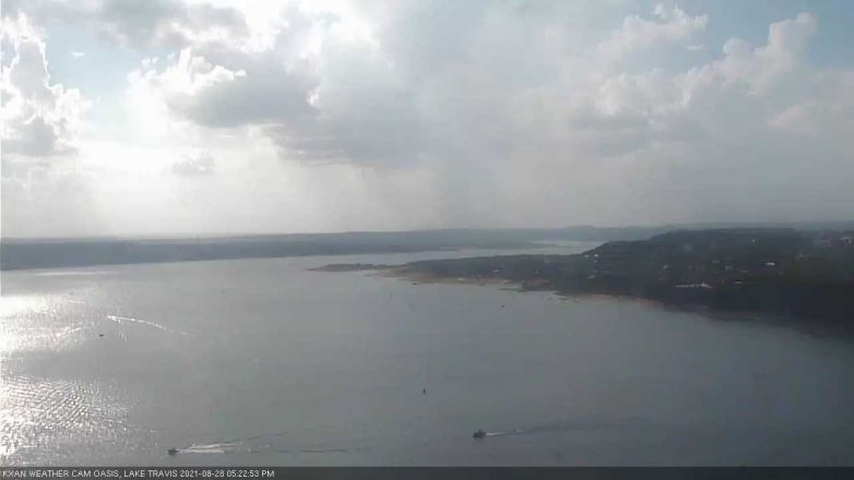 Lake Travis webcam, August 28, 2021 5:25 PM CT