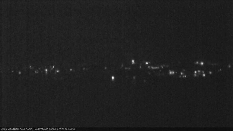 Lake Travis webcam, August 28, 2021 9:00 PM CT