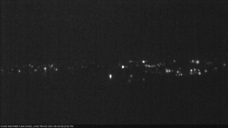 Lake Travis webcam, August 28, 2021 9:25 PM CT