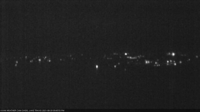 Lake Travis webcam, August 28, 2021 9:45 PM CT