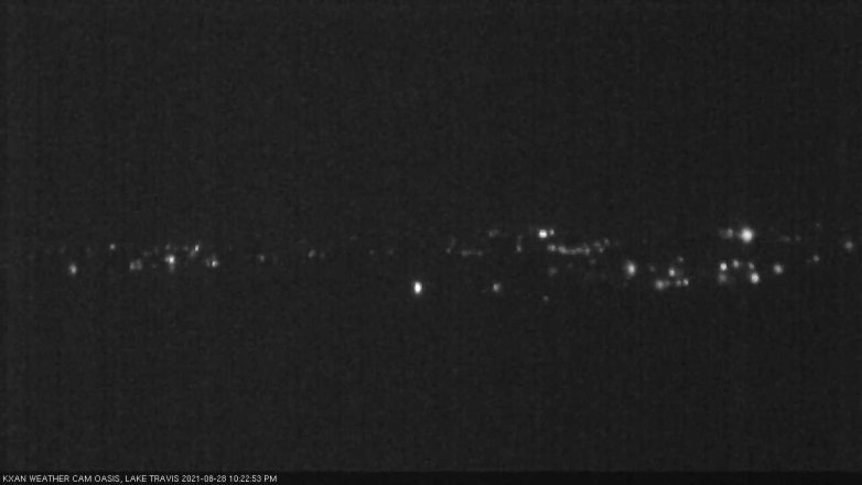 Lake Travis webcam, August 28, 2021 10:25 PM CT