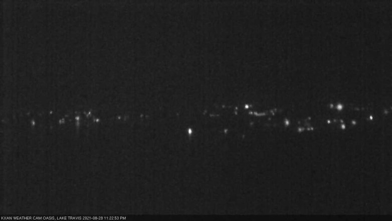 Lake Travis webcam, August 28, 2021 11:25 PM CT