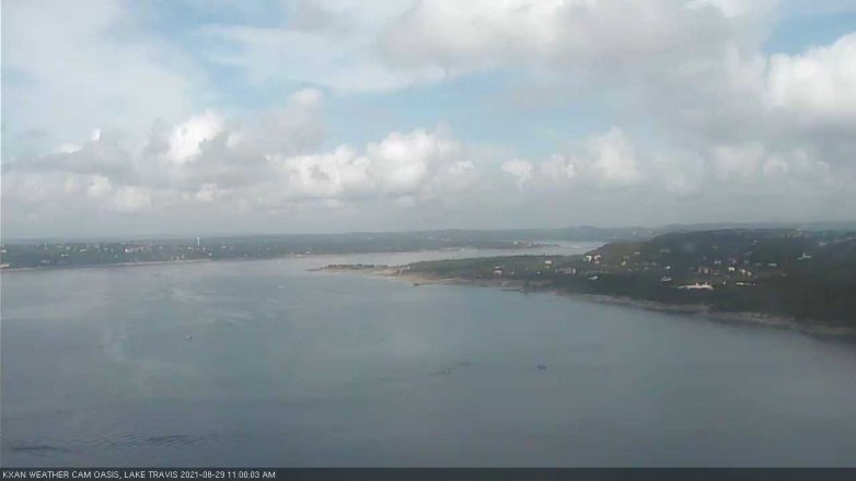 Lake Travis webcam, August 29, 2021 11:00 AM CT