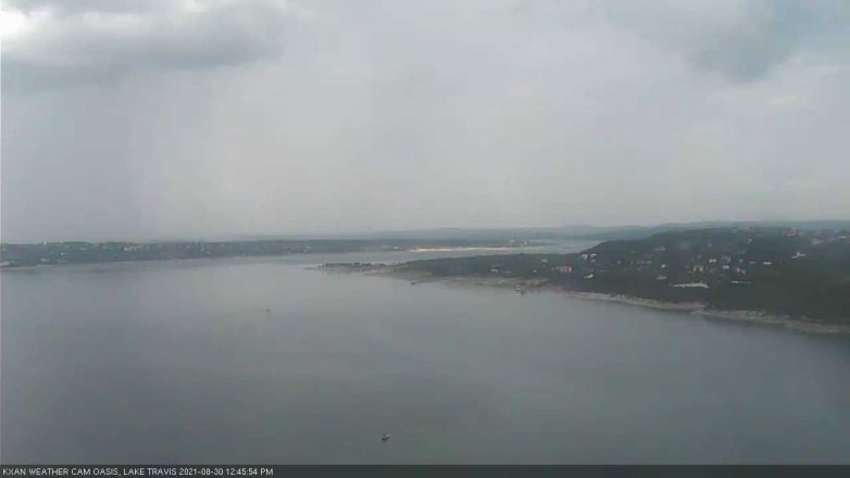 Lake Travis webcam, August 30, 2021 12:45 PM CT
