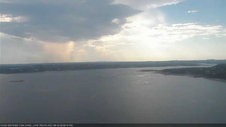 Lake Travis webcam, August 30, 2021 6:00 PM CT