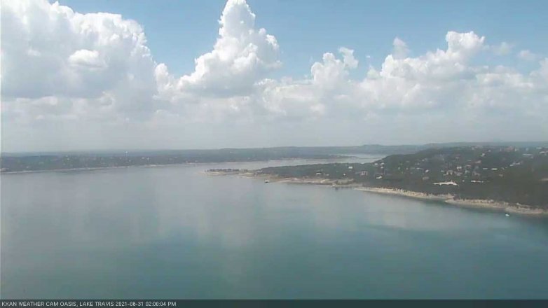 Lake Travis webcam, August 31, 2021 2:00 PM CT
