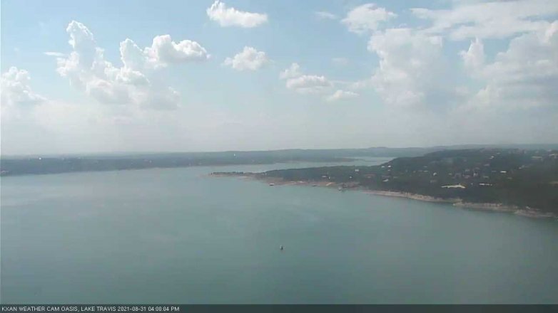 Lake Travis webcam, August 31, 2021 4:00 PM CT