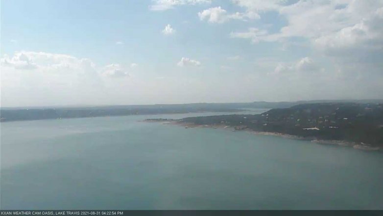 Lake Travis webcam, August 31, 2021 4:25 PM CT