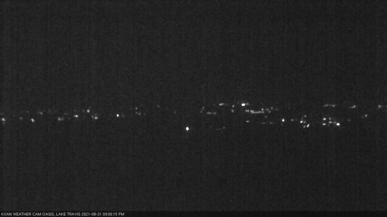 Lake Travis webcam, August 31, 2021 9:00 PM CT