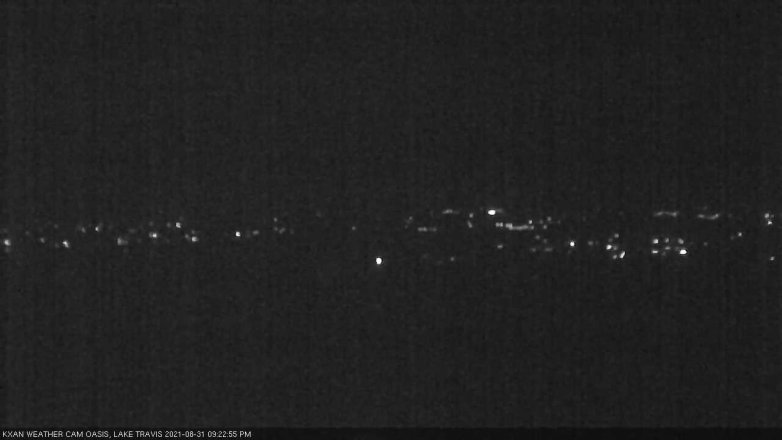 Lake Travis webcam, August 31, 2021 9:25 PM CT