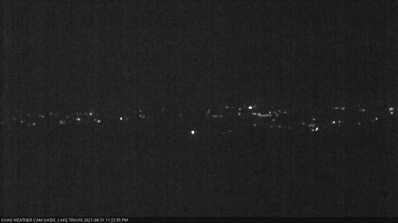 Lake Travis webcam, August 31, 2021 11:25 PM CT