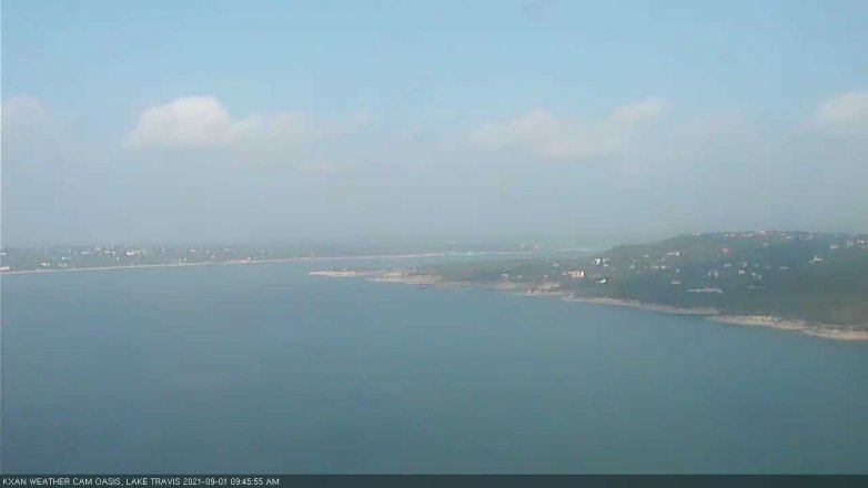 Lake Travis webcam, September 1, 2021 9:45 AM CT