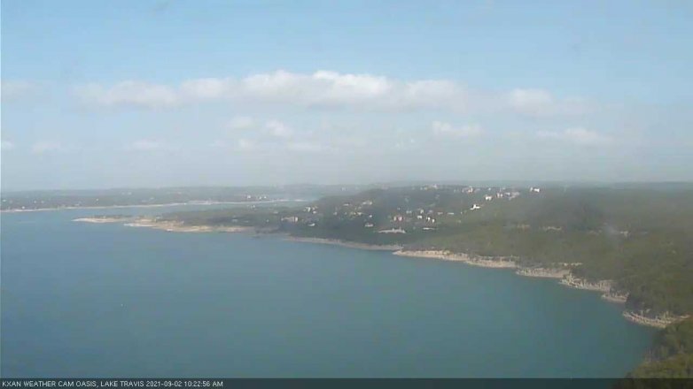 Lake Travis webcam, September 2, 2021 10:25 AM CT