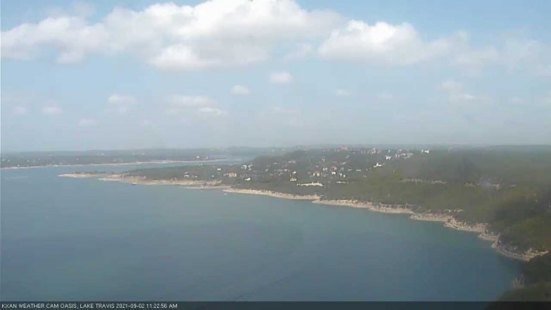 Lake Travis webcam, September 2, 2021 11:25 AM CT