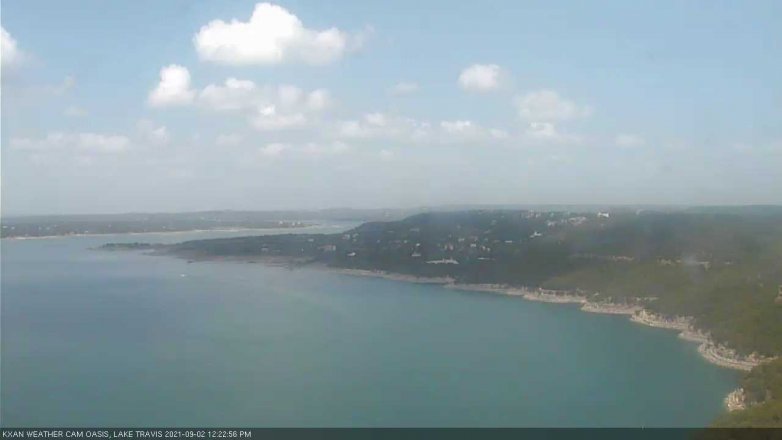 Lake Travis webcam, September 2, 2021 12:25 PM CT