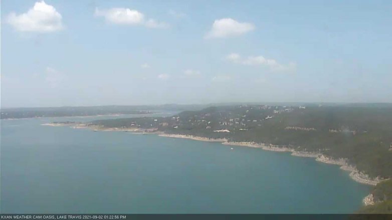 Lake Travis webcam, September 2, 2021 1:25 PM CT