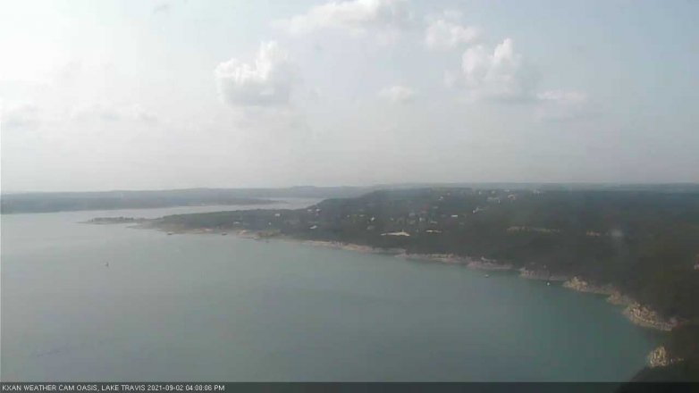 Lake Travis webcam, September 2, 2021 4:00 PM CT
