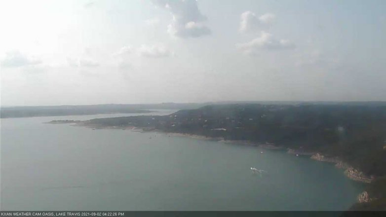 Lake Travis webcam, September 2, 2021 4:25 PM CT
