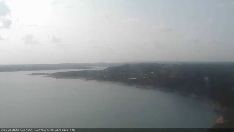 Lake Travis webcam, September 2, 2021 5:00 PM CT