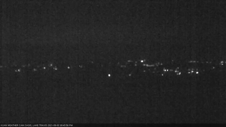 Lake Travis webcam, September 2, 2021 8:45 PM CT