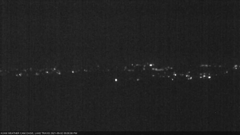 Lake Travis webcam, September 2, 2021 9:00 PM CT
