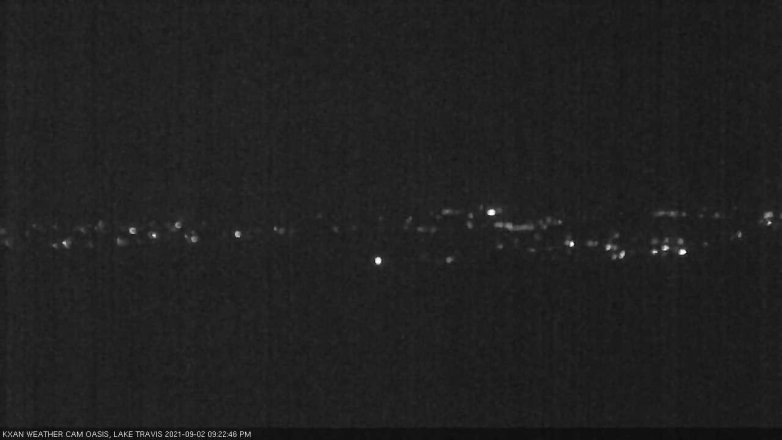 Lake Travis webcam, September 2, 2021 9:25 PM CT