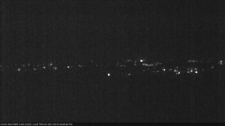 Lake Travis webcam, September 2, 2021 9:45 PM CT